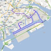 20130112 KAWASAKI GPS  GPS MAP　　2013年1月12日