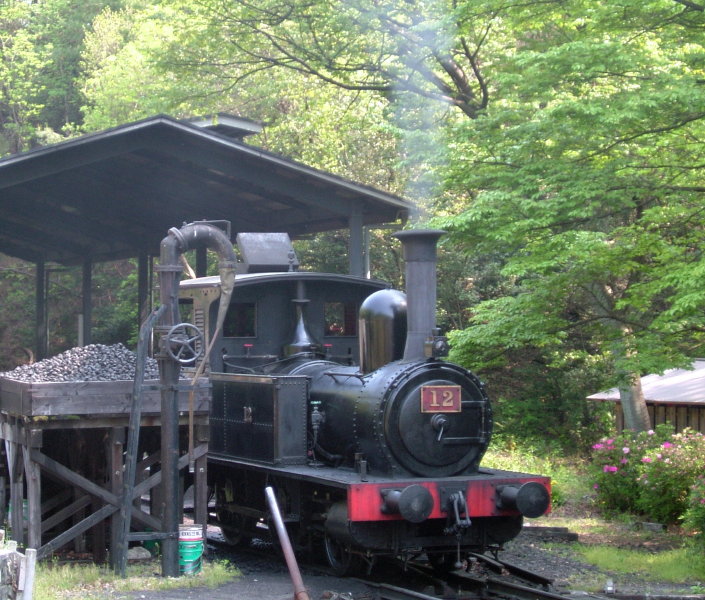 Train at Meiji village