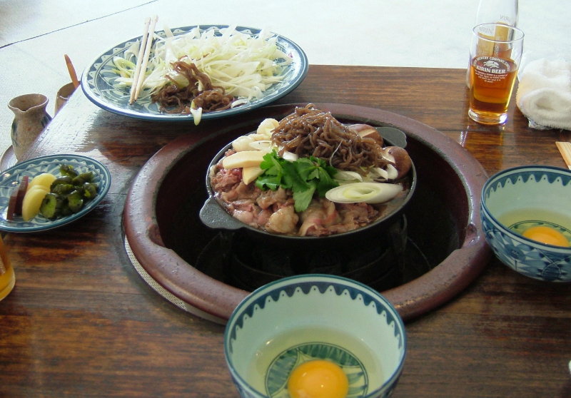 an old style sukiyaki