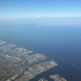 DSC08874  千葉市上空です。富士山が見えます。
