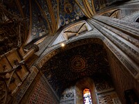 Cathedrale d'Albi 5  煉瓦に漆喰を塗って彩色、描画しています