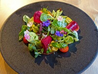 Dinner 17th at LES JARDINS DE  L’OPERA 4  華やかなサラダ