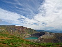 Zao Okama  蔵王　お釜　８月ですが気温１４℃