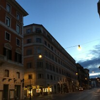 Hotel Artemide(2) 04/MAY 朝のナツィオナーレ通り Via Nazionale