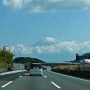 Mt Fuji  帰路の第二東名で富士山が見えました
