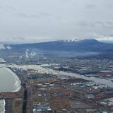 IMG 7623te  苫小牧　樽前山に雲がかかっています