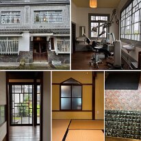 20260414_豆田まちづくり歴史交流館（旧船津歯科院） 豆田まちづくり歴史交流館（旧船津歯科院） 下中の待合室は畳です 右下は玄関 靴を脱ぐ段があります
