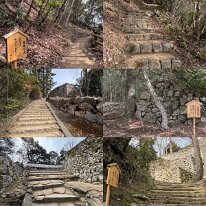 20260209_備中松山城登城道 備中松山城 山城で駐車場から20分登ります